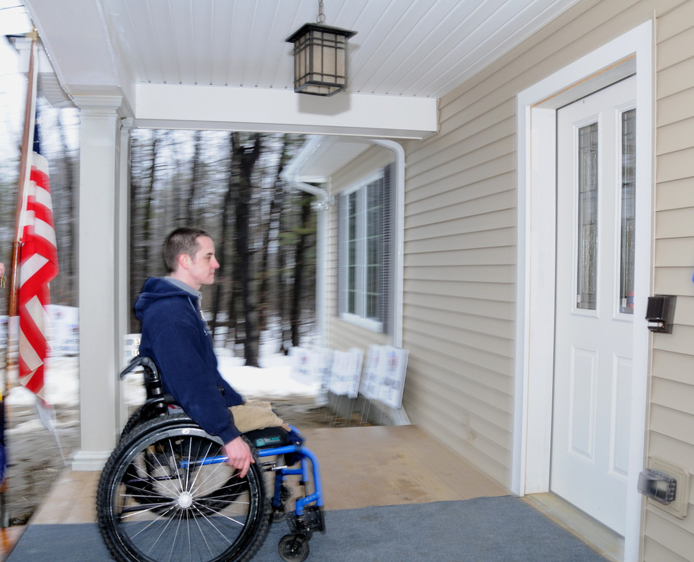 disabled vet in a wheelchair
