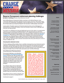 Change of Mission