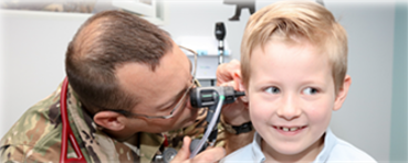 Doctor with patient