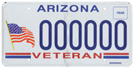 AZ Veteran Plate