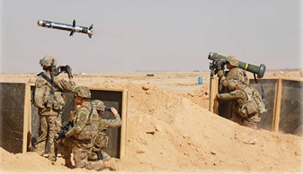 soldier shooting a shoulder rocket launcher