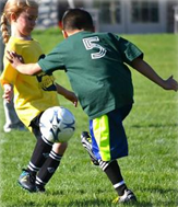 kids playing soccer