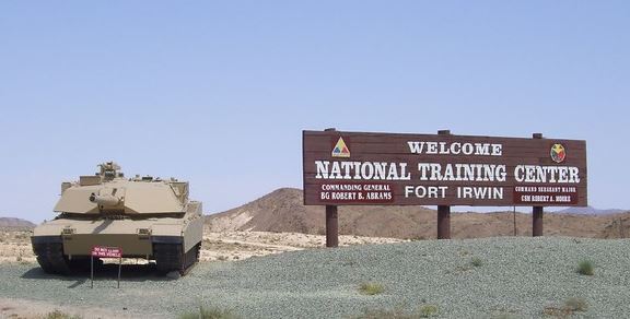 Fort Irwin welcome sign