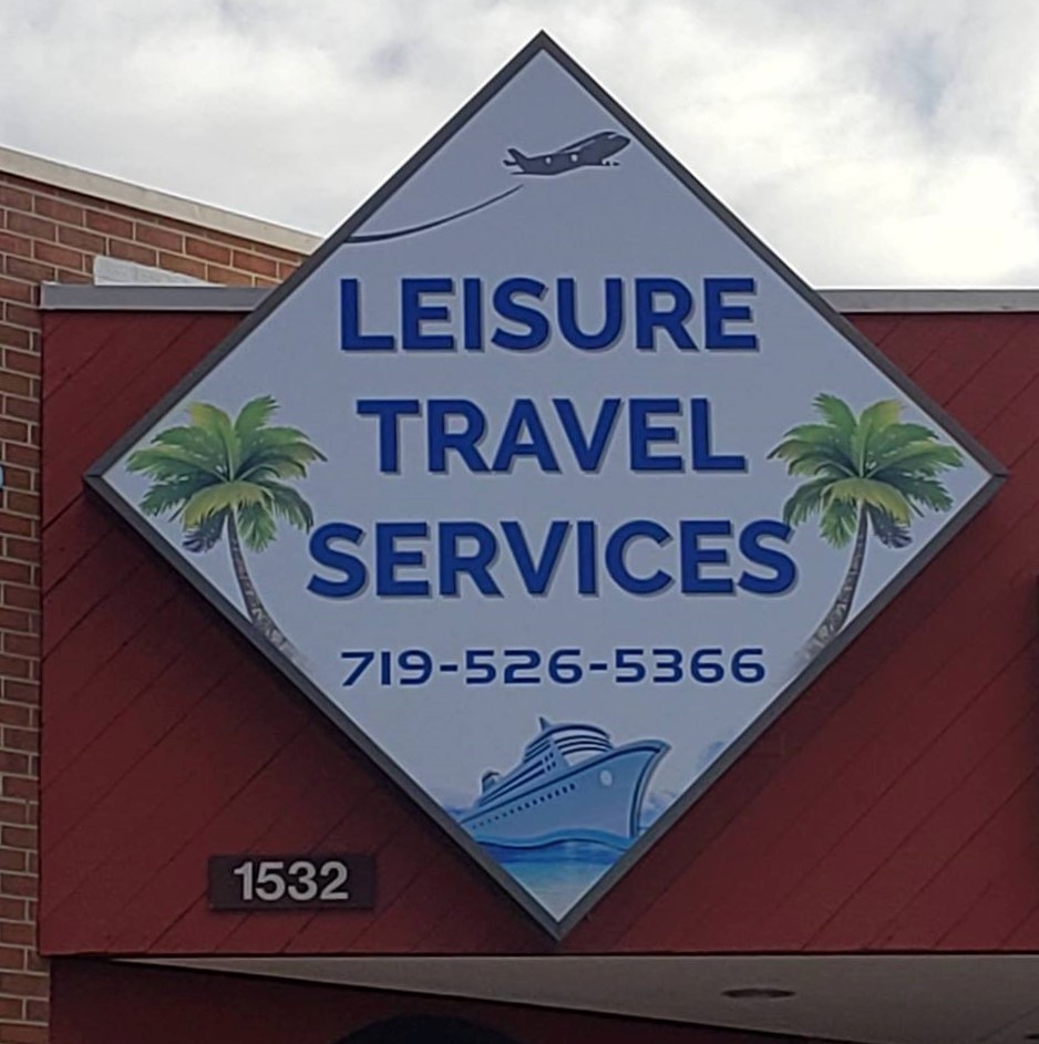 Leisure Travel Services sign