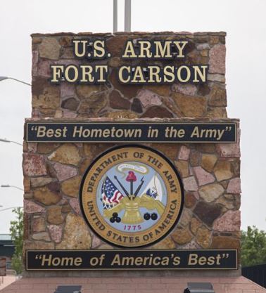 Fort Carson sign