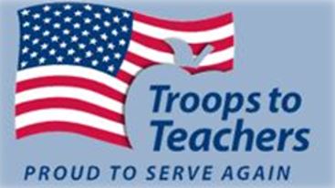 Troops to Teachers logo