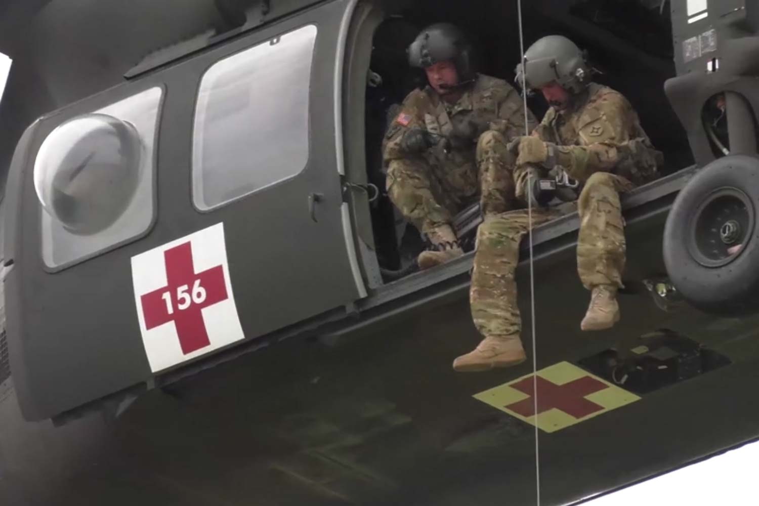 repelling out of a helicopter