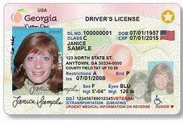 Georgia Drivers License with Veteran Designation