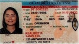 Guam DL with veterans designation