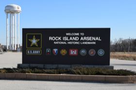 Welcome to Rock Island Arsenal Sign