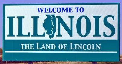 Welcome to Illinois sign