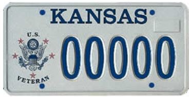 Army Veteran plate