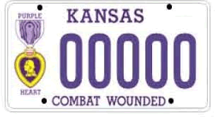 Purple Heart Plate