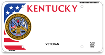 Army Veteran License Plate