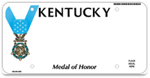 Medal of Honor License Plate
