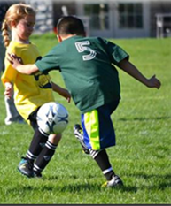 kids playing soccer