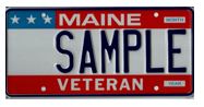 Maine Veteran Plate