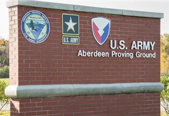 Aberdeen Proving Ground sign