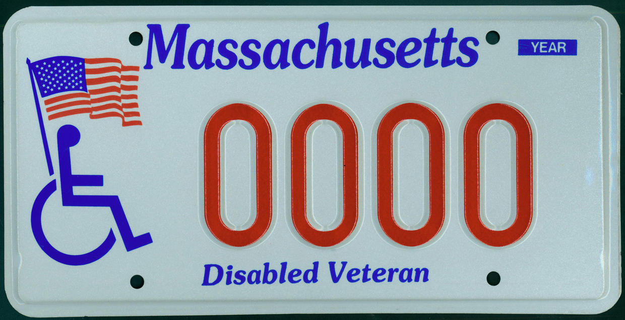 Disabled Veteran plate