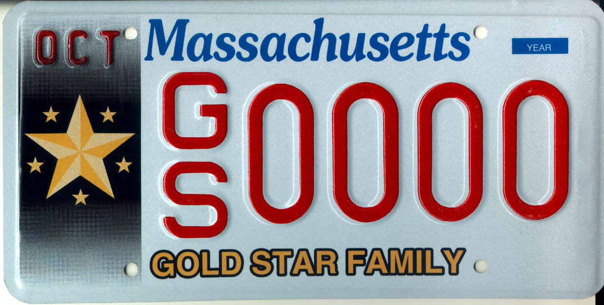 MA goldstar plate