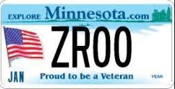 Proud to be a veteran license plate