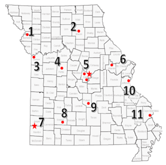 map of missouri