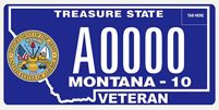 MT Army Veteran Plate