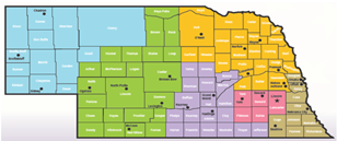 map of nebraska