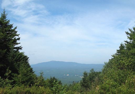 Cliff overlooking a valley