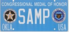 Medal of Honor plate