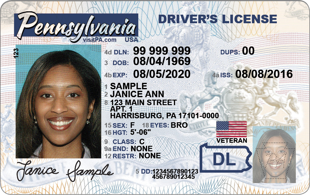 Pennsylvania Veterans License