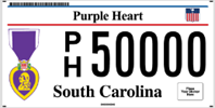 Purple Heart Plate