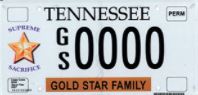TN Gold Star family plate