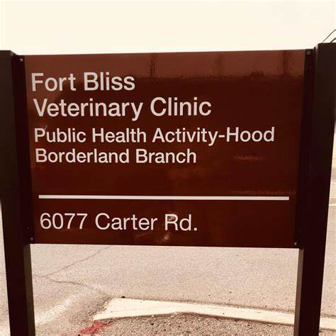  FT Bliss Veterinary Treatment Facility