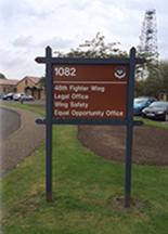 48th fighter wing Legal office sign