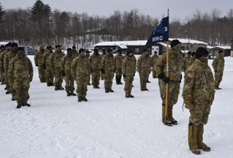 group of soldiers standing in formation