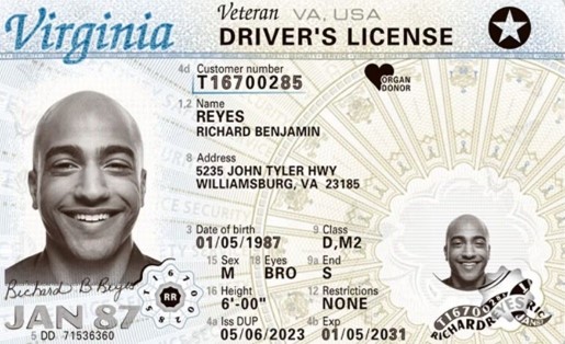 VA Drivers License